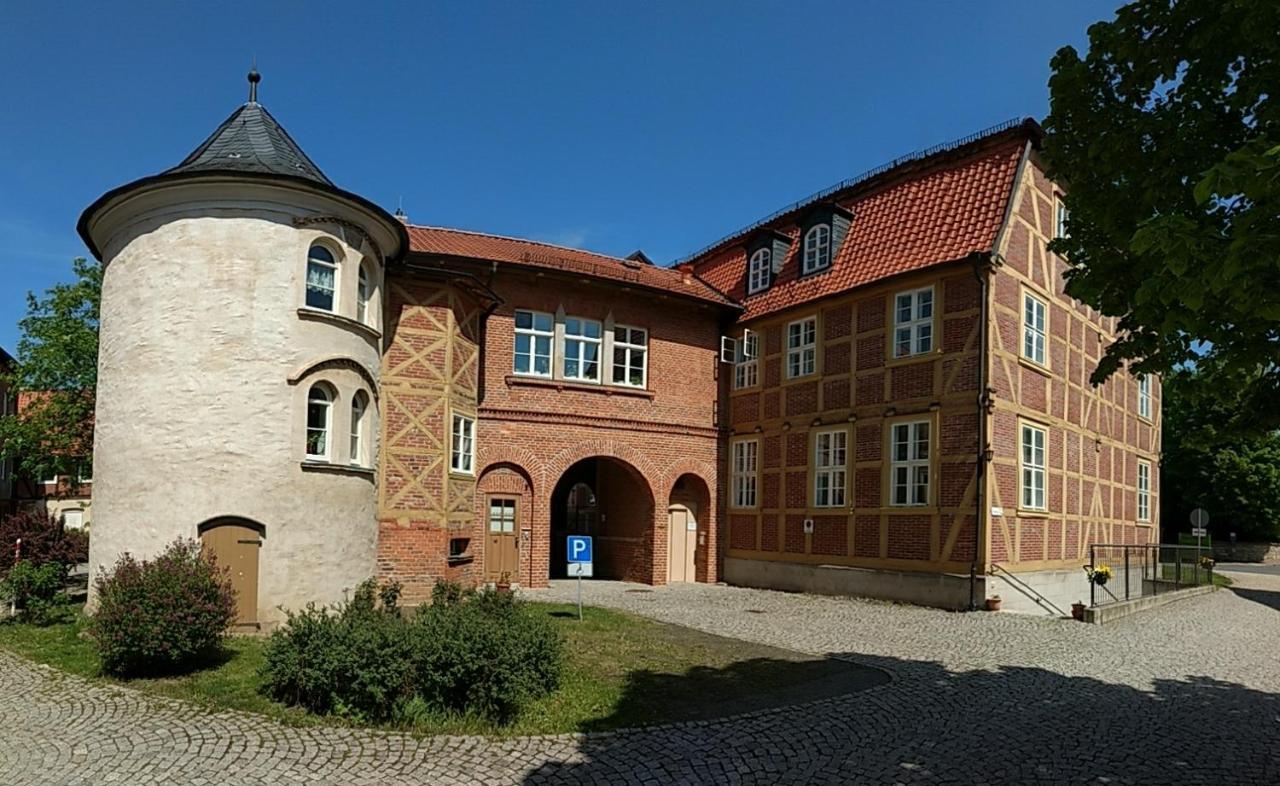 塔勒 Lindenhof / Gastehaus An Der Teufelsmauer酒店 外观 照片
